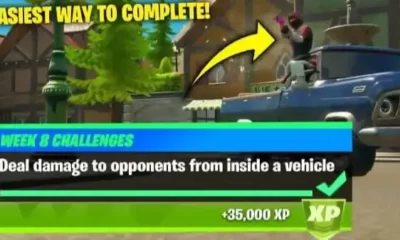 deal damage from inside a vehicle in Fortnite