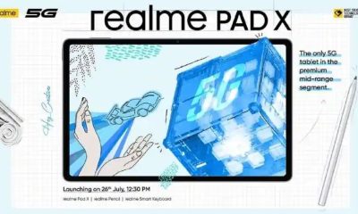 Realme Pad X Coming to India on July 26