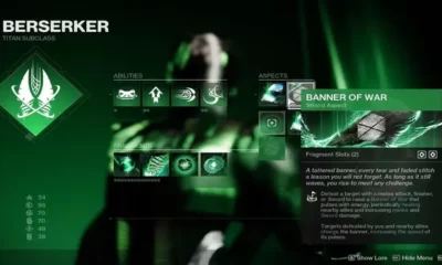 How To Obtain The Banner Of War Titan Aspect In Destiny 2