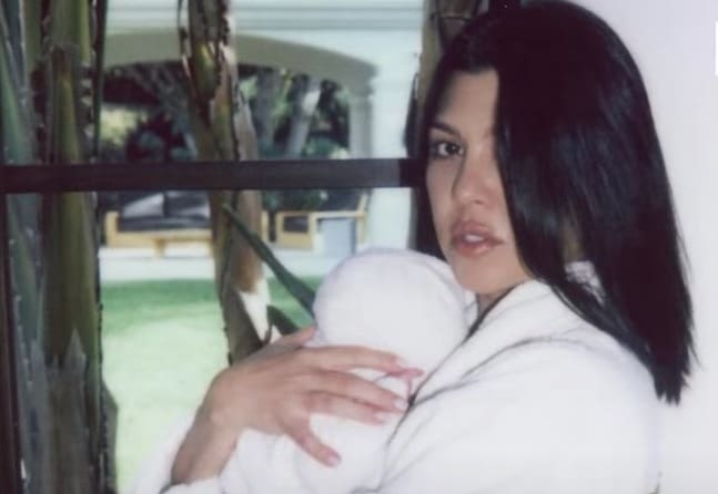 Kourtney Kardashian Shares Shared A New Photo of Her Baby Rocky