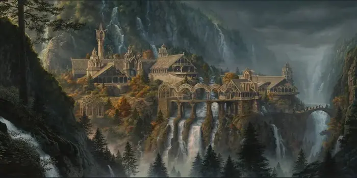 A Minecraft player created Rivendell from Lord of the Rings